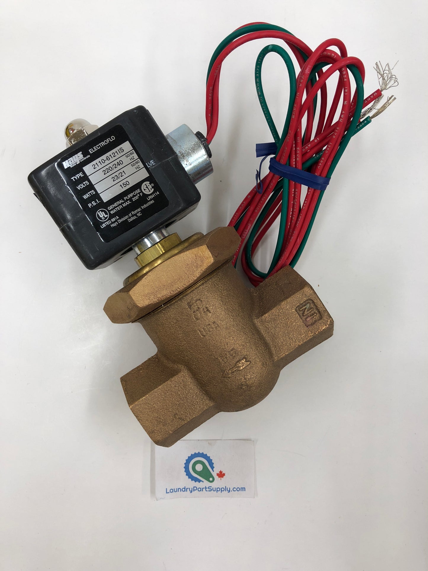 VALVE 3/4", HAYS 240 V,#6-2110IS-240