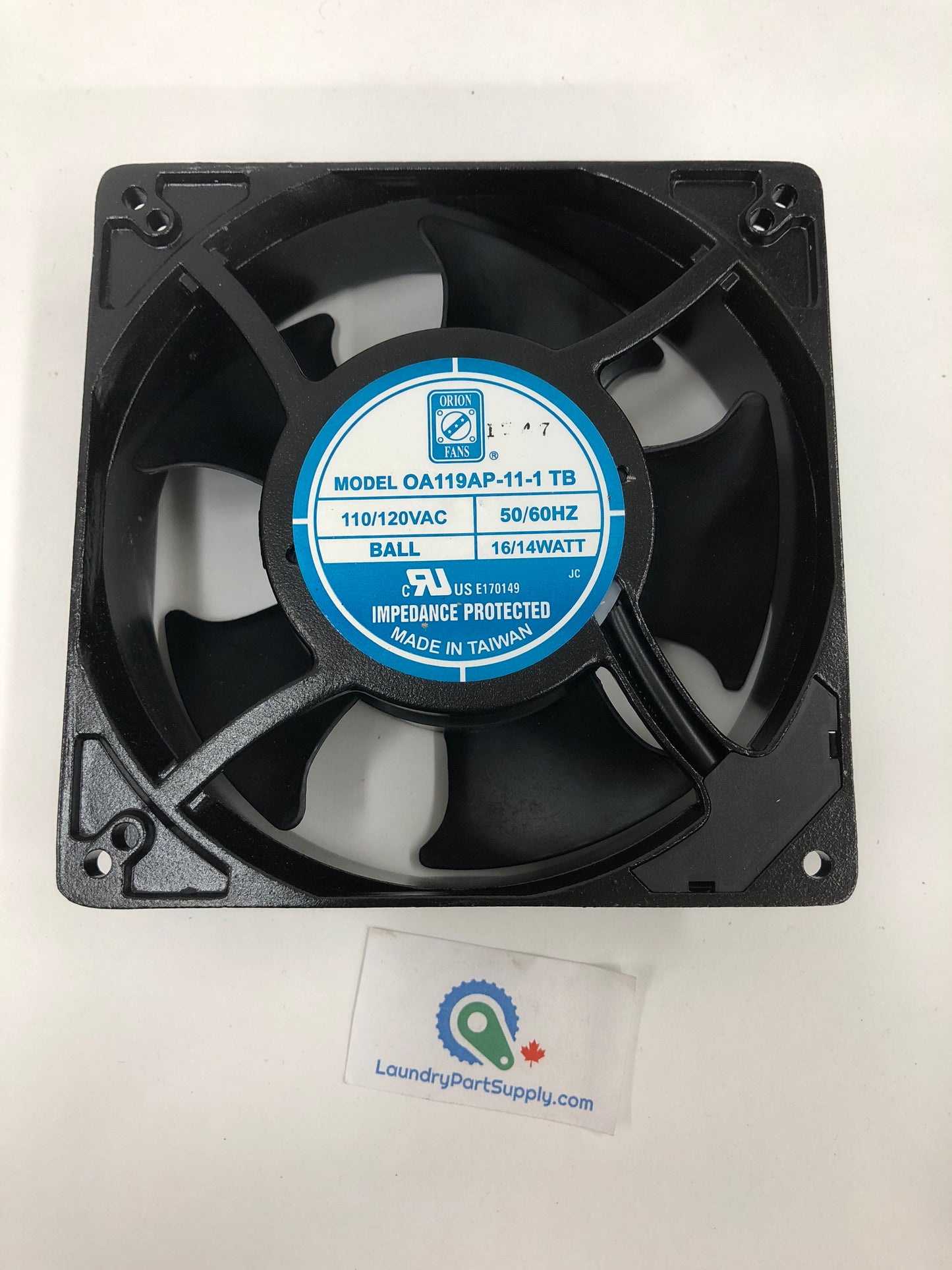 FAN, 130CFM,115V,50/60 ELEC.PNL.
